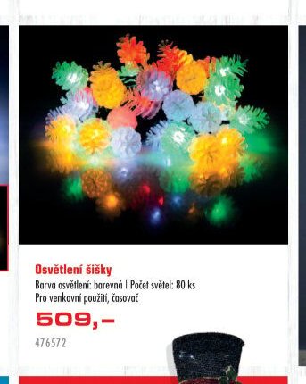 Osvětlení šišky