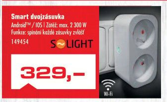 Smart dvojzásuvka