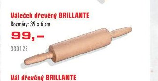 Váleček dřevěný BRILLANTE