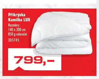 Přikrývka Kamilka LUX