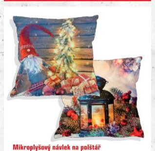 Mikroplyšový návlek na polštář
