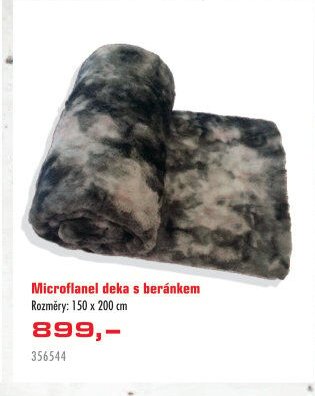 Microflanel deka s beránkem