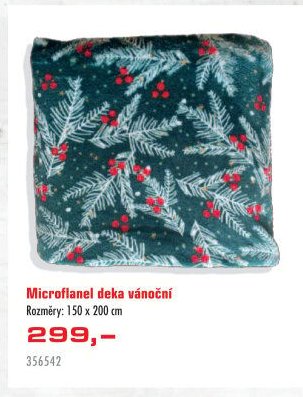 Microflanel deka vánoční