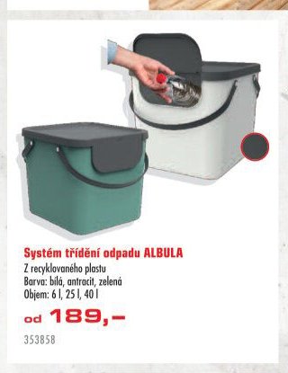 Systém třídění odpadu ALBULA