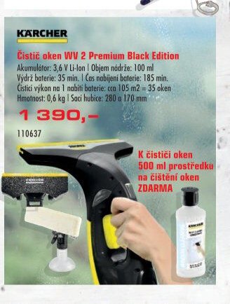 Čistič oken WV 2 Premium Black Edition