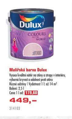 Malířská barva Dulux