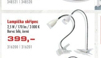 Lampička skřipec