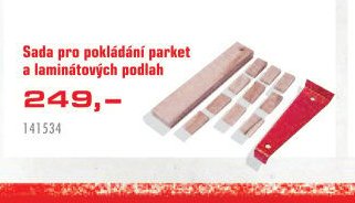 Sada pro pokládání parket a laminátových podlah