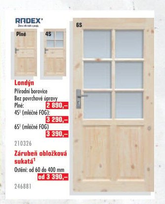 Dveře Radex 4S/6S