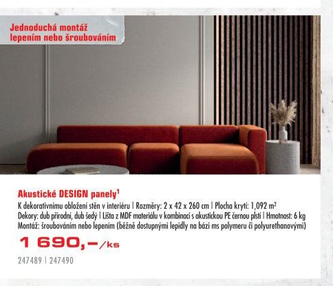 Akustické DESIGN panely