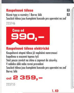 Koupelnové těleso