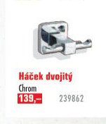 Háček dvojitý Chrom