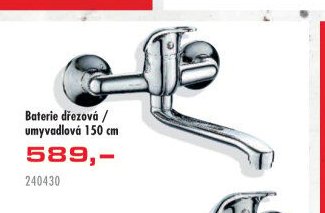 Baterie dřezová / umyvadlová 150 cm BATERIE SPEED II