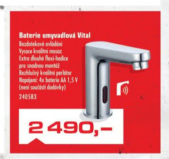 Baterie umyvadlová Vital