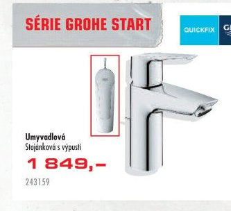 Umyvadlová stojánková s výpustí SÉRIE GROHE START