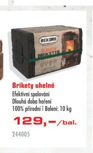 Brikety uhelné