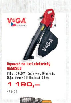 Vysavač na listí elektrický VE50302