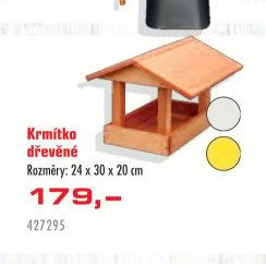 Krmítko dřevěné