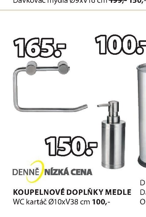 KOUPELNOVÉ DOPLŇKY MEDLE WC kartáč