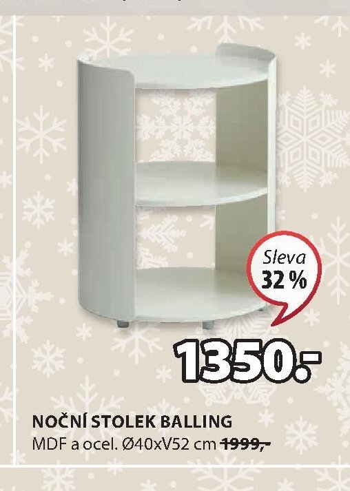NOČNÍ STOLEK BALLING