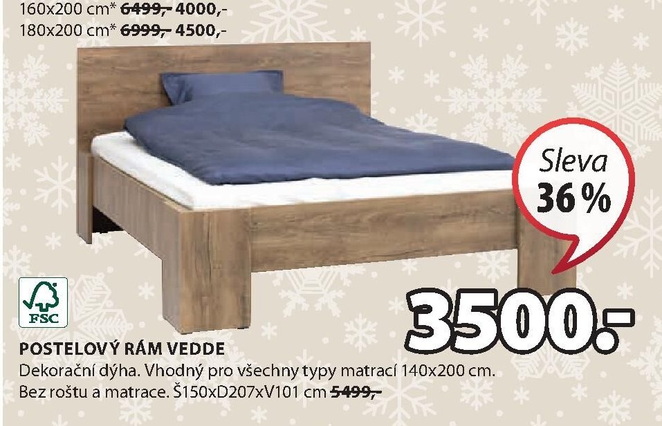 POSTELOVÝ RÁM VEDDE