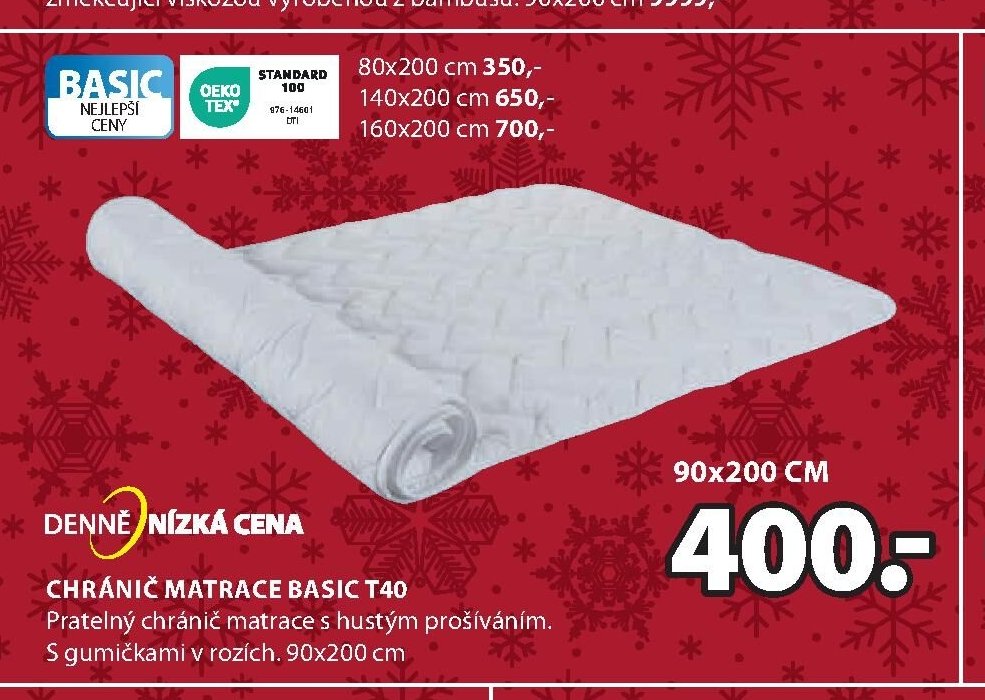 CHRÁNIČ MATRACE BASIC T40