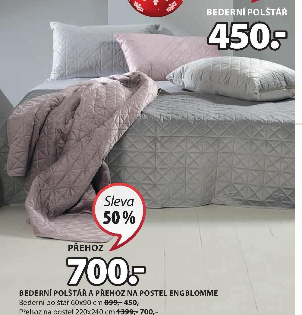 Přehoz na postel Engblomme