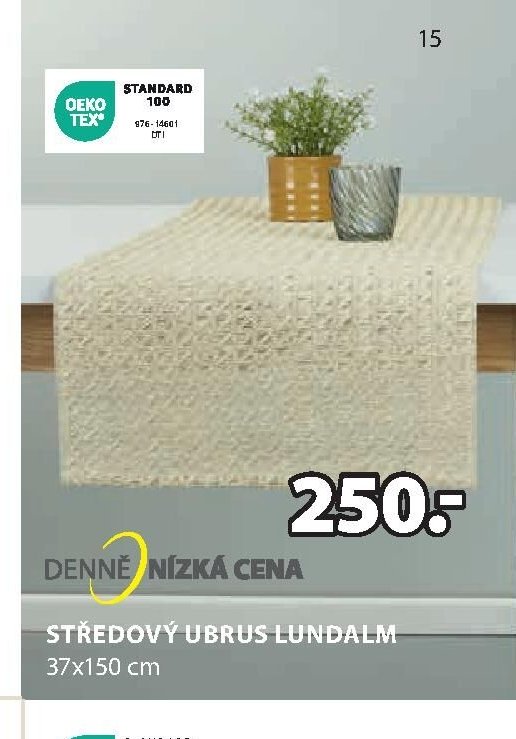 Středový ubrus Lundalm