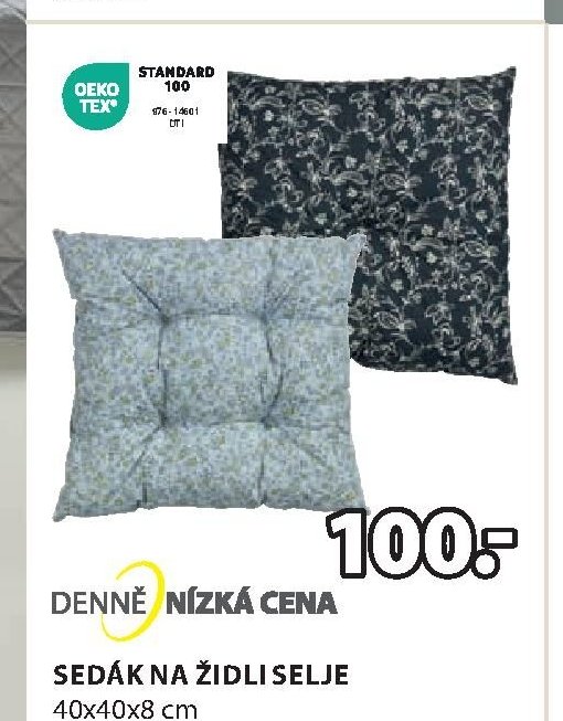 Sedák na židli Selje