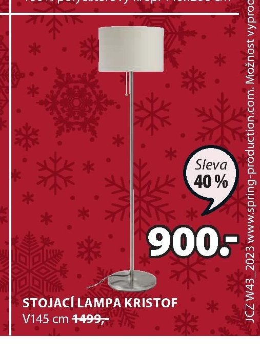 Stojací lampa KRISTOF