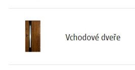 Vchodové dveře