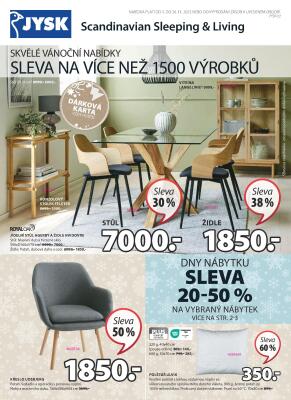 akční leták Jysk 1.11.2023-26.11.2023