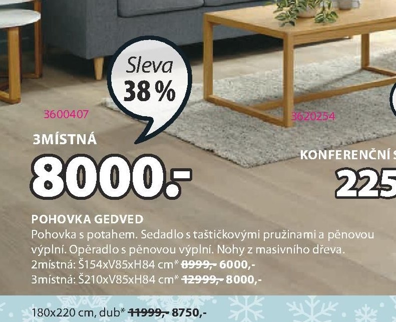 POHOVKA GEDVED 3místná