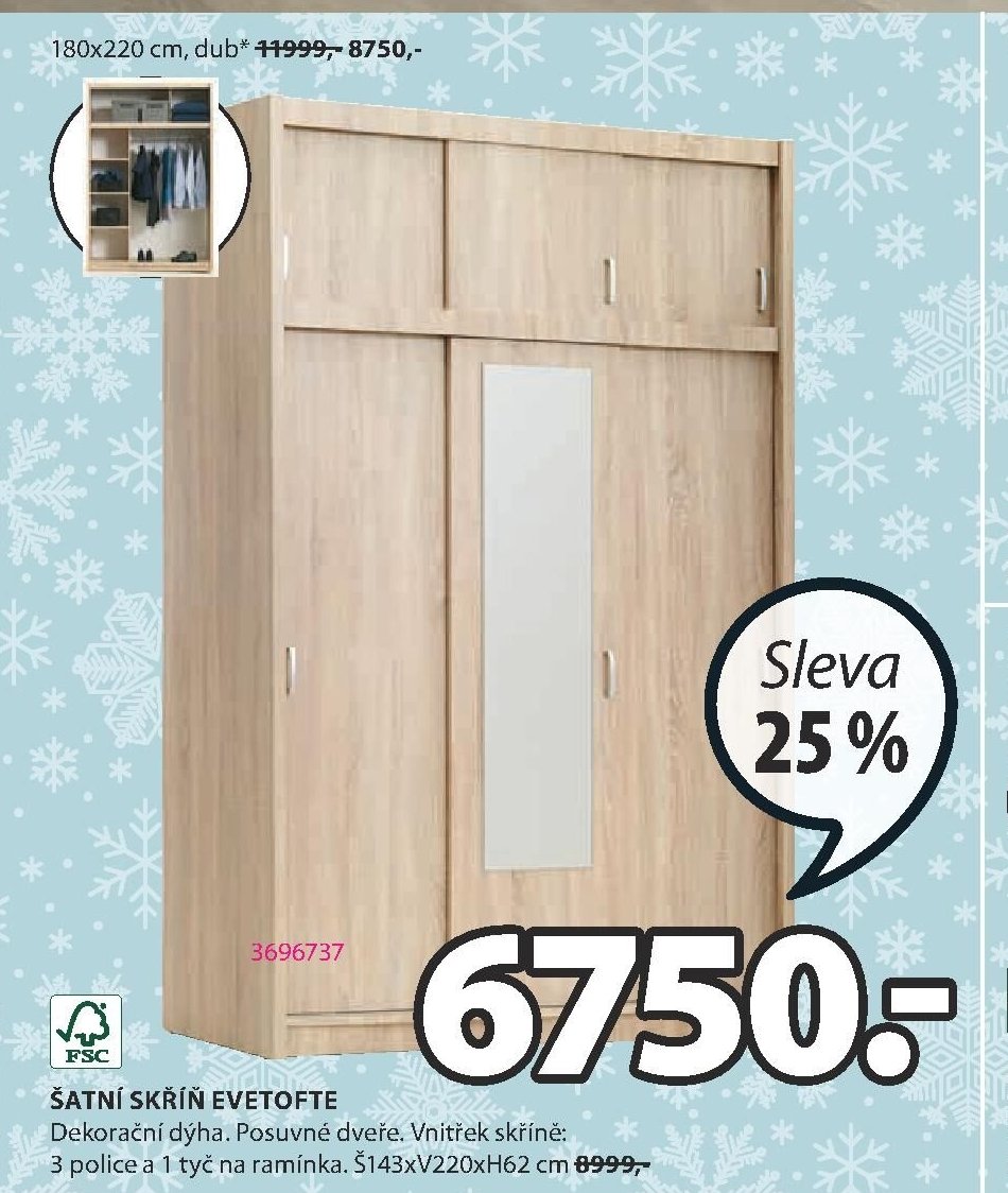ŠATNÍ SKŘÍŇ EVETOFTE