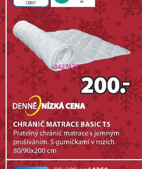 Chránič matrace BASIC T5