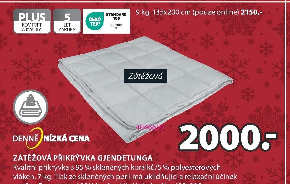 ZÁTĚŽOVÁ PŘIKRÝVKA GJENDETUNGA