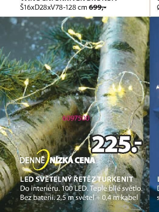 LED SVĚTELNÝ ŘETĚZ TURKENIT