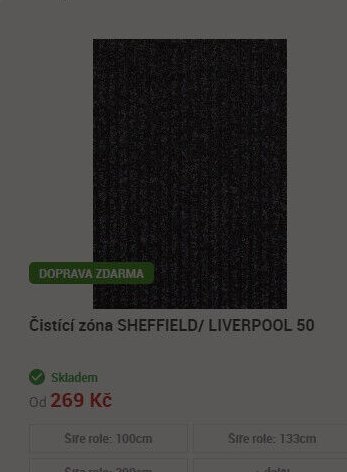 Čistící zóna SHEFFIELD/ LIVERPOOL 50