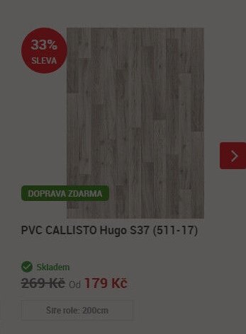 PVC CALLISTO Hugo S37 (511-17)