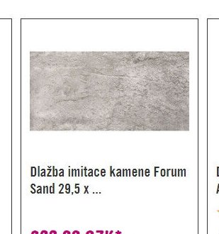 Dlažba imitace kamene Forum Sand 29,5 x ...