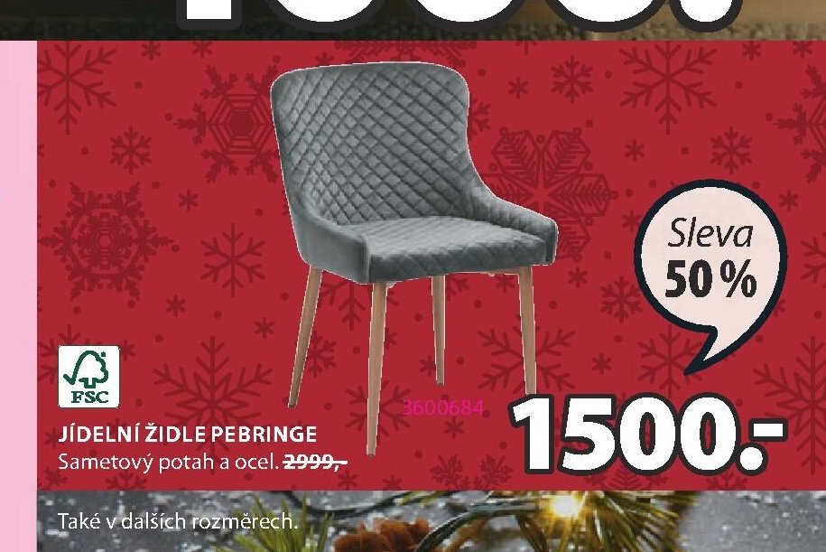 JÍDELNÍ ŽIDLE PEBRINGE