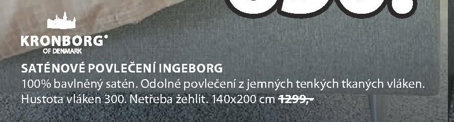 SATÉNOVÉ POVLEČENÍ INGEBORG