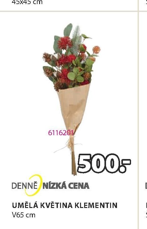 UMĚLÁ KVĚTINA KLEMENTIN