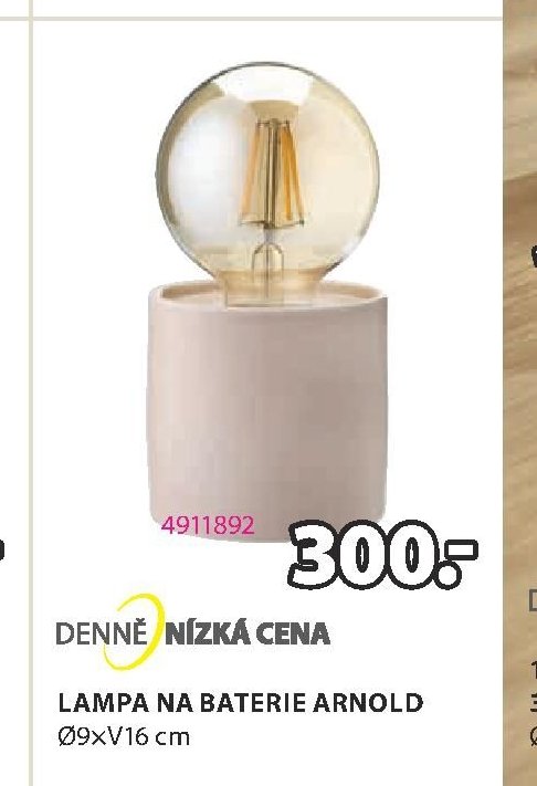 LAMPA NA BATERIE ARNOLD