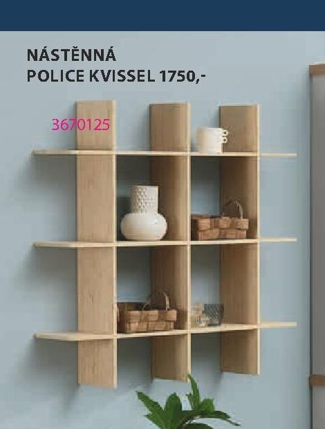 NÁSTĚNNÁ POLICE KVISSEL