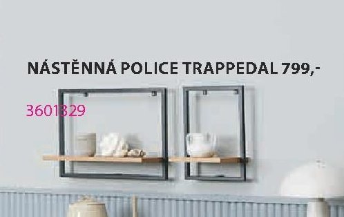NÁSTĚNNÁ POLICE TRAPPEDAL
