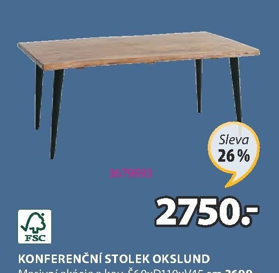 KONFERENČNÍ STOLEK OKSLUND