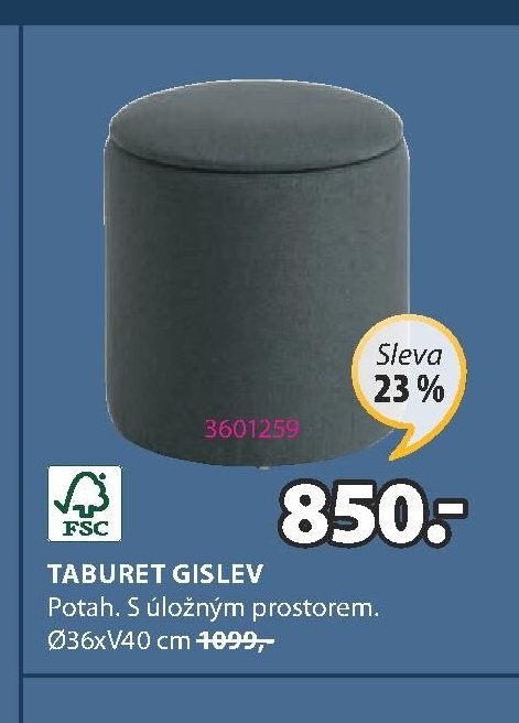 TABURET GISLEV