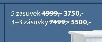 3+3 zásuvky