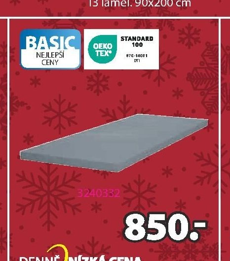PĚNOVÁ MATRACE BASIC F10